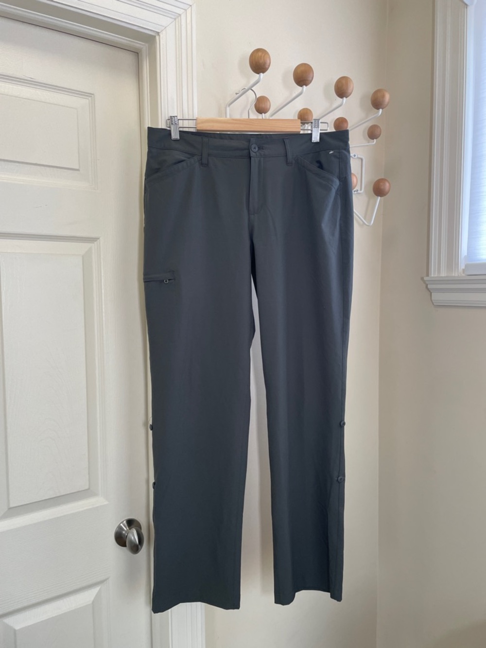 Eddie Bauer - Classic Outdoor Hiking Pants - Grey / Blue - 12